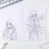 Notebook Coloring A5, 8 pages "Anime"