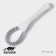 Brush for cleaning dishes and gril grilles Raccoon, circle, 19 × 5.5x2 cm, white color
