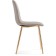 Stol on a metal frame DABL Metal/velor, gold/beige 44x53x86 cm