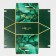 Bonbonnier box, gift packaging, “malachite”, 10 x 5.5 x 5.5 cm
