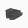 Gloves (mittens) male, gray color, river 20