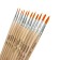 Set of brushes nylon 12 pieces: No. 1, 2, 3, 4, 5, 6, 7, 8, 9, 10, 11, 12, round
