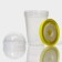 A plastic glass for yogurt and muesli Dolyana, 320 ml, 9 × 9 × 15 cm