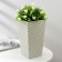 Kashpo for flowers with an insert "Ratang", insert 1.5 l, white color