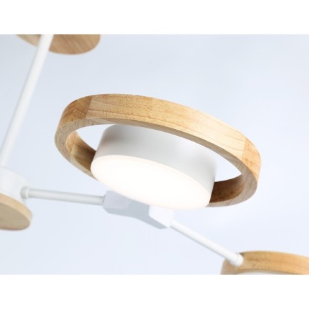 LED LED SCREED OF AMBRELLA LIGHT, LINTECH, FL51609, 4XLED, 28 W, 2100LUM, 3000-6400K, white, light tree color-5