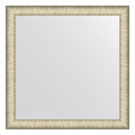 EvoFORM mirror in the baguette frame, 59 mm, 73x73 cm, branded silver color