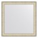 EvoFORM mirror in the baguette frame, 59 mm, 73x73 cm, branded silver color