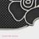 Welcome Flowers Hard fifth rug, 41.5 × 75 cm