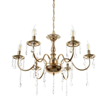 Maldiva chandelier 6he14 40W gold 62x62x32-82cm Bayerlux-1