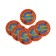 Disposable paper plate "Happy Birthday" Web, 18 cm
