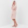 Women's bathrobe, pink color, size 56