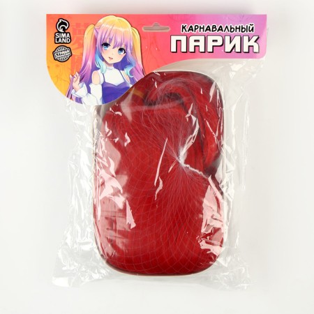Carnival wig "anime" fire-red-4
