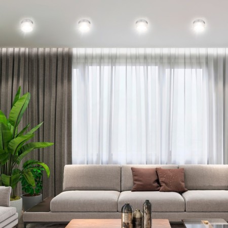 Lamp built -in era DK97, IP20, 15W, 88x65 mm, chromium color/transparent-2