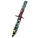 Souvenir weapon knife-stamp "Panda", length 29 cm
