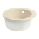 Curler for a kitchen made of stone zein 50/q2, d = 467 mm, round, overflow, beige color