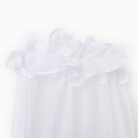 Badakhin "Edelweiss", size 150x300 cm, white color-1