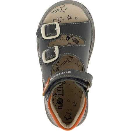 Baby sandals, size 28, gray color-2