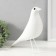 Souvenir Polystone "Bird" White 28x23.5 cm