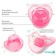 Nipple - orthodontic dummy, silicone, +0 months, with a cap, pink color