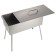 Double -tier smokehouse, on legs, 500x270x175, steel 0.8 mm