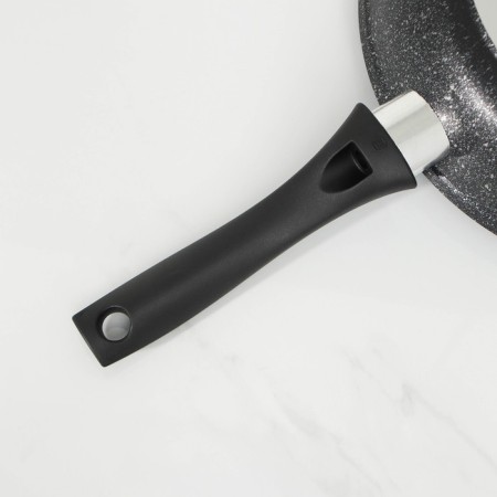 Pan, d = 26 cm, h = 9.5 cm, anti -stick coating, color dark marble-3