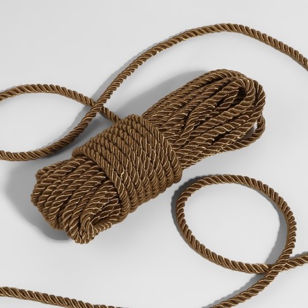 Cord twisted, d = 5 mm, 9 ± 1 m, coffee color