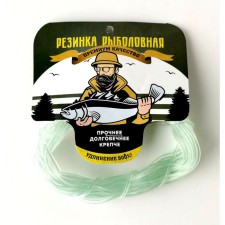 Elastic band fishing Fishing GUM No. 1, 2.5 mm, in a coil, 10 m, color transparent color