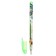 A set of gel pens, 18 colors, metallic, a body with a pattern, in a blister on a button