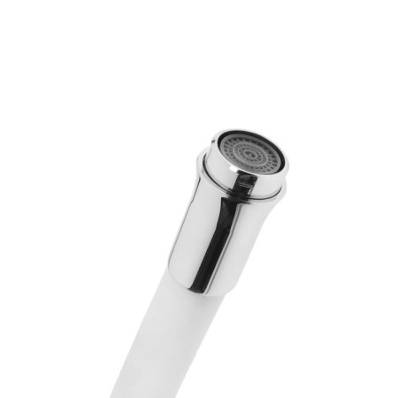 MIRA 5098-3 kitchen mixer, single-legged, 35 mm cartridge, flexible spout, chrome/white-2