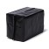 Package for seedlings, 1 l, 9 × 18 cm, polyethylene 50 microns thick, with perforation, black, Greengo
