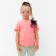 T-shirt Children's KAFTAN "Bow", 28 (86-92 cm), coral