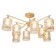 Cutilux Cutilux chandelier CL137182 70x70x29 cm, 8x60W, e27, yellow color
