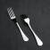 Dessert fork "Sonata", h = 17.5 cm, thickness 2 mm, silver color