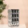 Vase "Monard" made of glass, silver 25*13.5*9.5 cm