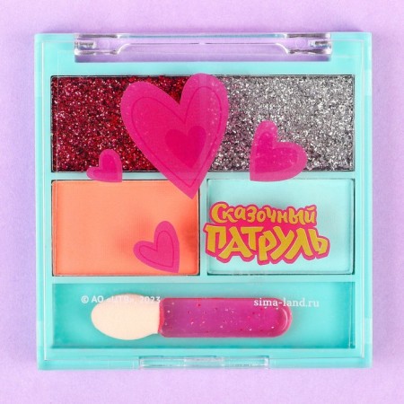 Features for the eyelids, 4 colors "girlfriends", fabulous patrol, mix-15