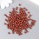 Glass beads 6/0 "brown copper" 15 g