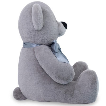 Soft toy "Bear Phil", 65 cm, color gray color-2