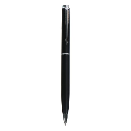 Handle Gift ball rotary housing black matte logo, blue rod 0.7 mm, metal case