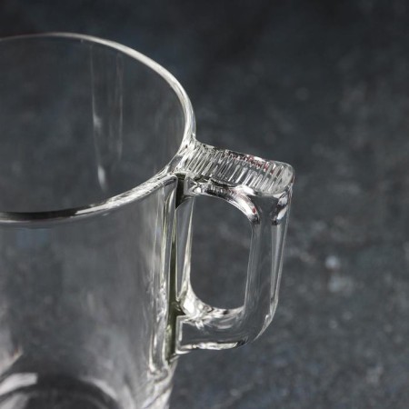 A set of glass mugs “TIME TIME. Kapuchino ", 400 ml, 2 pcs-2