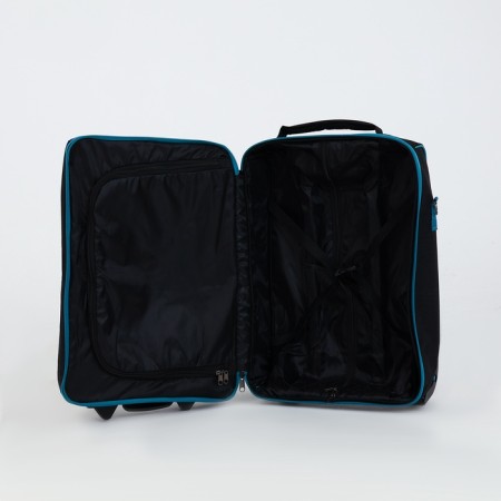 Small suitcase 20 ", on lightning, black/gray color-8