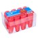 Plastic griller, red color, wheelbarrows