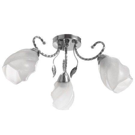 Charlotte 3x40W lamp E27 chrome 57x57x22cm