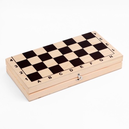 Wooden chess 29 x 29 cm, King H-9 cm, pawn H-4 cm-4