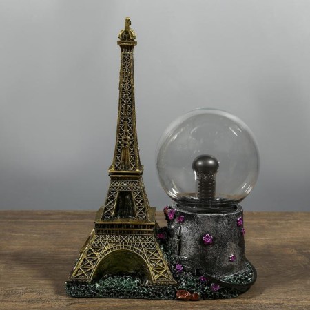 Plasma ball "Lovers in Paris" 10x18x27 cm Risalux-4