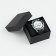 Men's watch, with a calendar, backlight, chronograph, D-4.3 cm, black