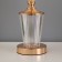 Table lamp "Egg" 1x40W E27 1x3W LED gold 25x25x39cm