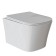 The toilet of the suspended Wave Promo, a duroplast with a microlypt, a beard, white, (l)