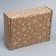 Box Gift team, packaging, “stars”, brown, 27 x 21 x 9 cm