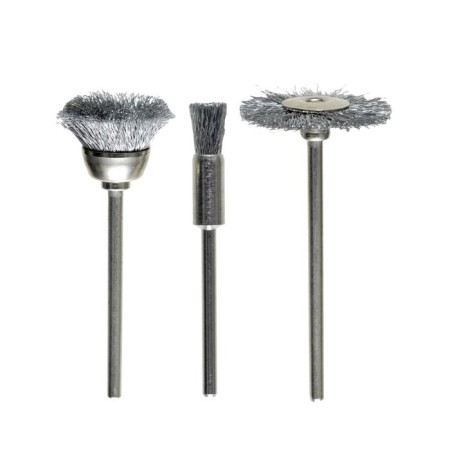 Set of brushes kwb, d = 22/18/5 mm, shank d = 2.34 mm, wire steel HSS, 3 objects