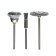 Set of brushes kwb, d = 22/18/5 mm, shank d = 2.34 mm, wire steel HSS, 3 objects